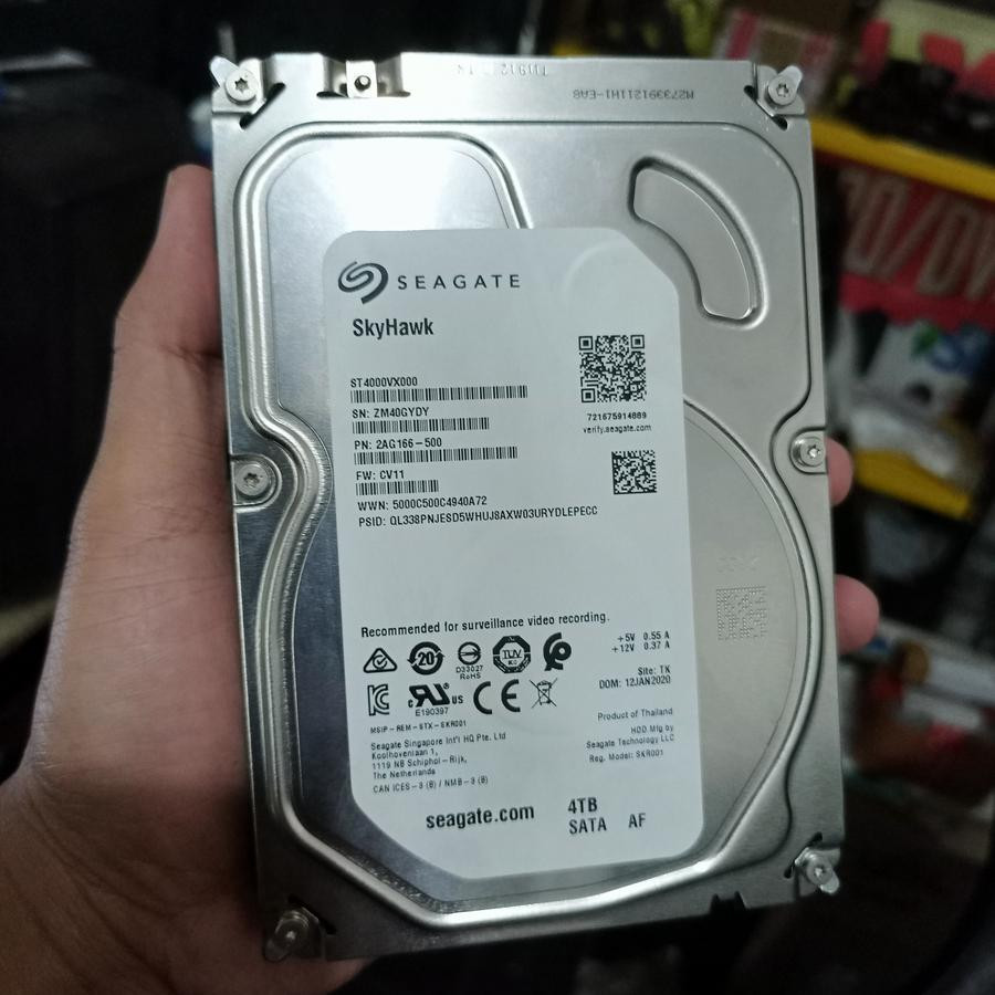 Scanner Epson DS-530 II DS530II  A3 US dan HDD 4TB Hardisk - samping