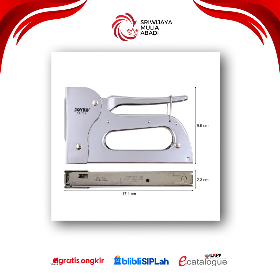 Stapler tembak Joyko - depan