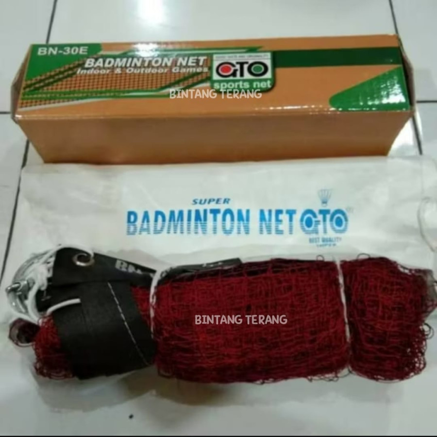 Net Badminton Jaring Nylon Sling Baja