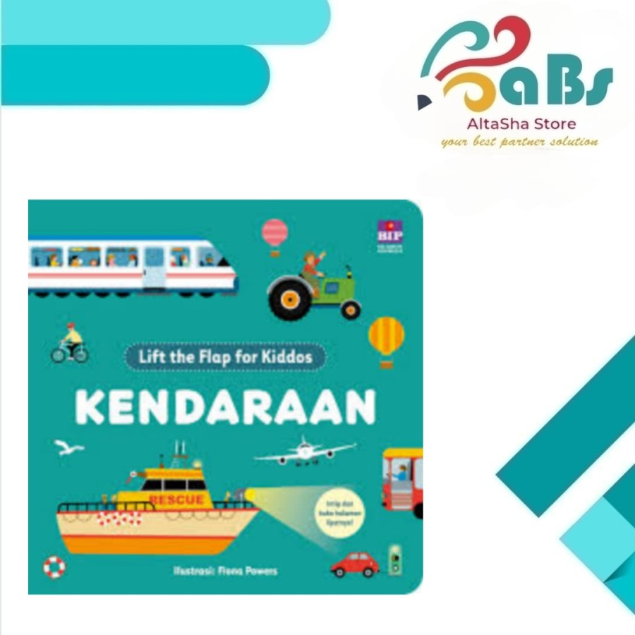 LIFT THE FLAP FOR KIDDOS-KENDARAAN