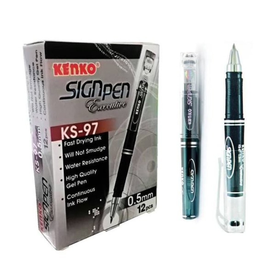 Ballpoint Sign Pen Black Kenko