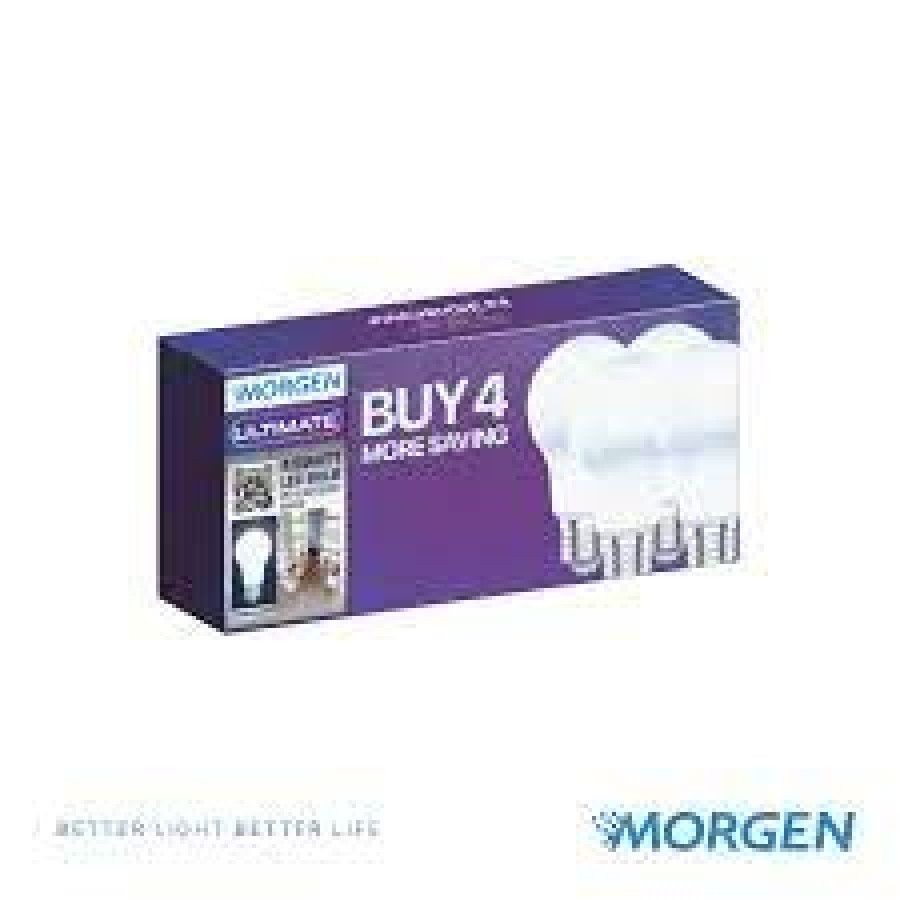 Bohlam LED Morgen Paket 4 PCS Bulb Ultimate Series 8.5W isi 4