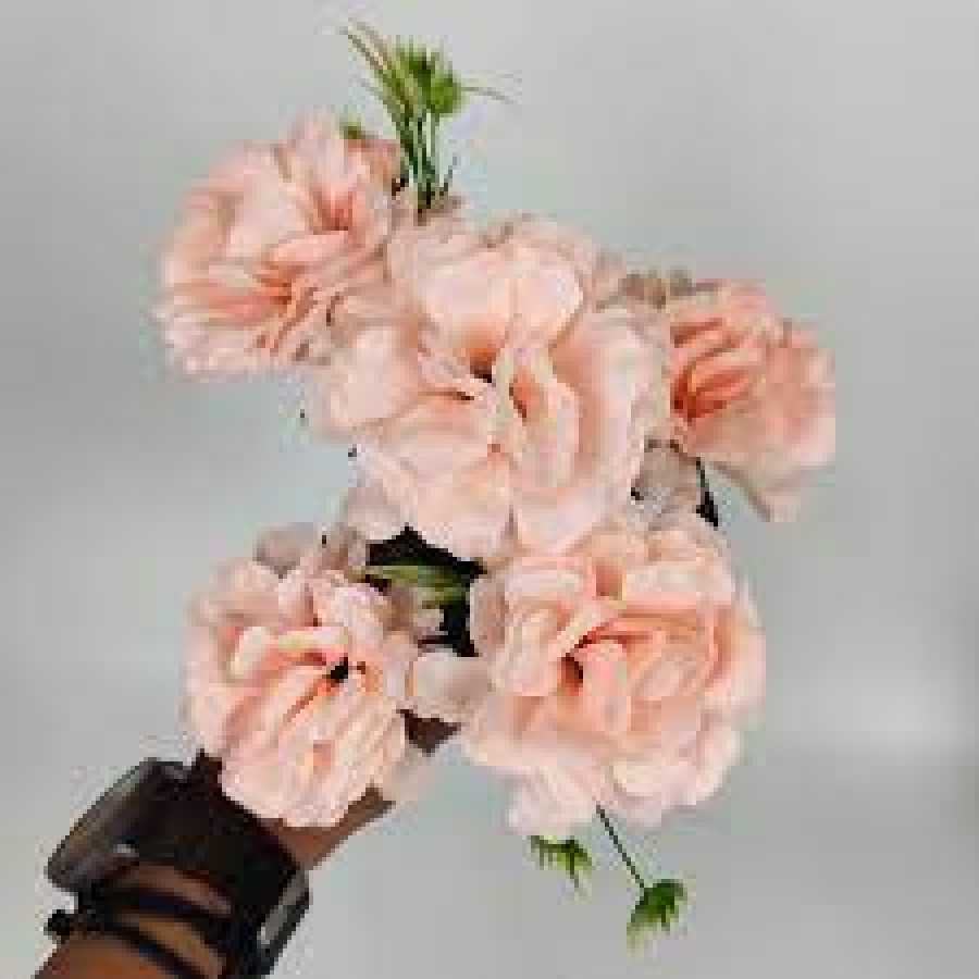 Bunga Anyelir Peach Artificial