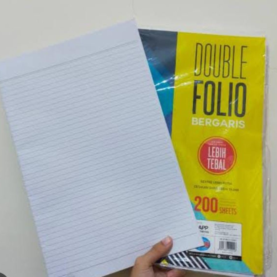 Kertas Folio Bergaris isi 200 lbr SIDU