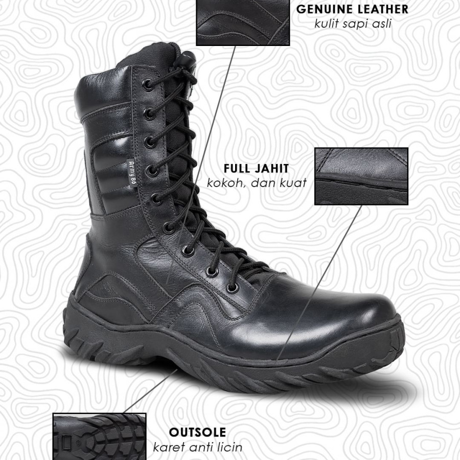 Sepatu PDL TNI POLRI - utama
