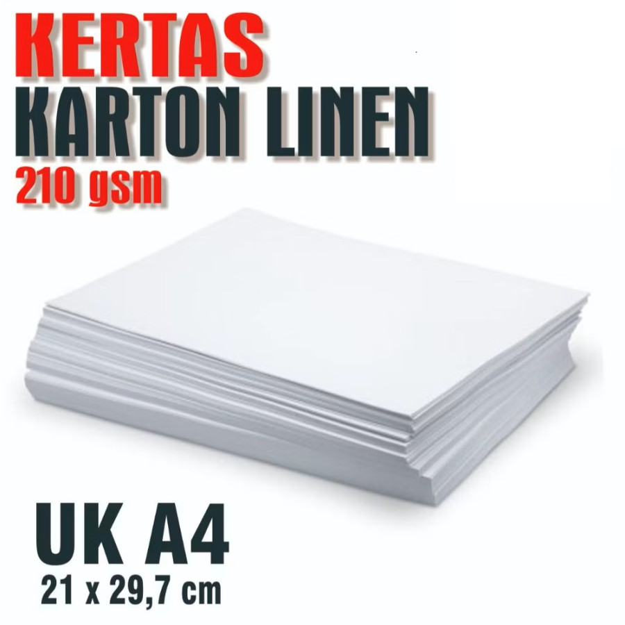 Kertas Linen Canopus 210 Gram ukuran A4 100 lembar - utama