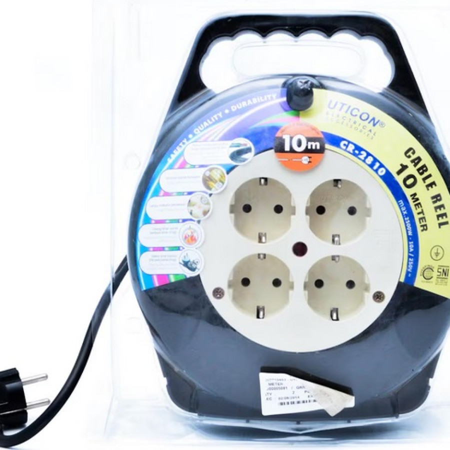 UTICON KABEL ROLL GULUNG ARDE 10 METER CR-2810 - utama