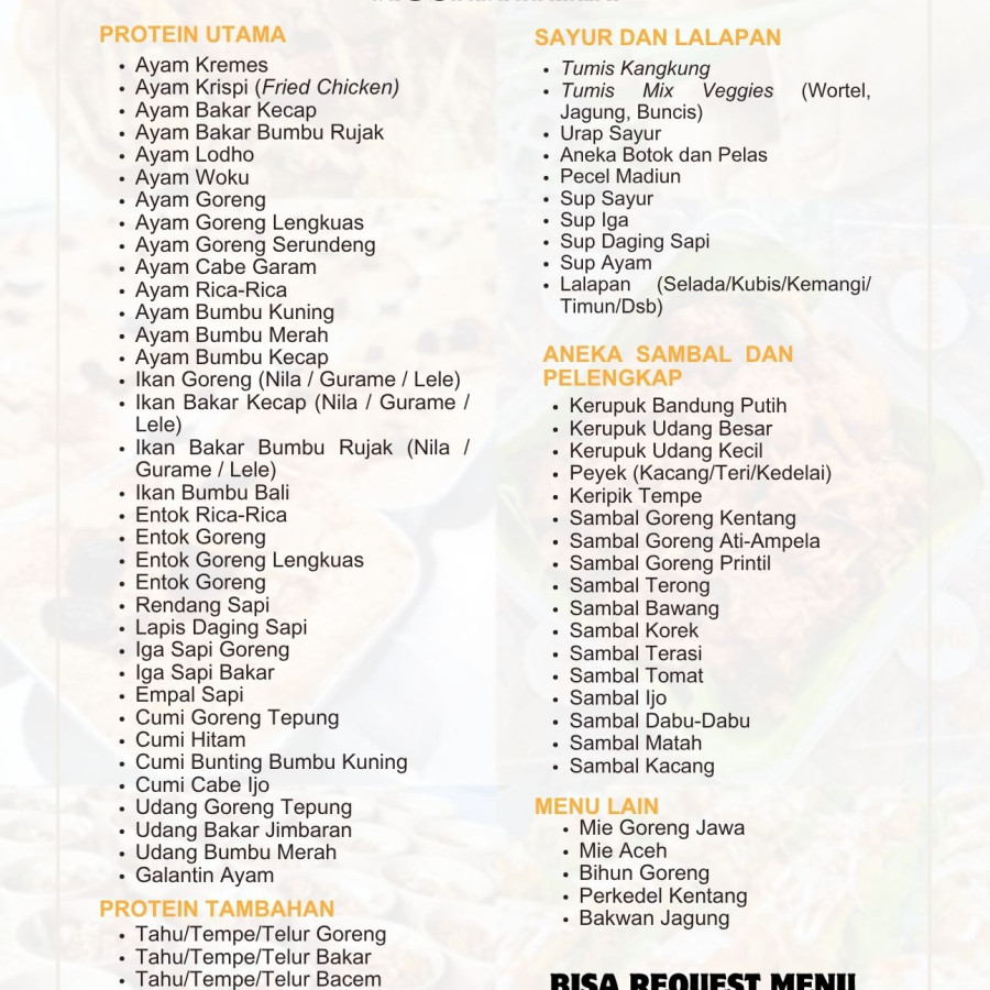 NASI BOX / NASI KOTAK  PAKET PREMIUM 2 - samping