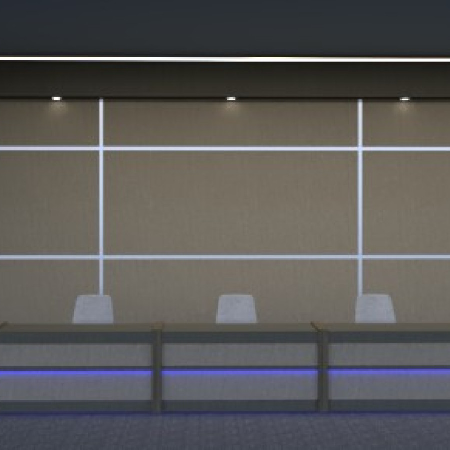 Back Drop Ruang Rapat 14 x 3.5 m - utama