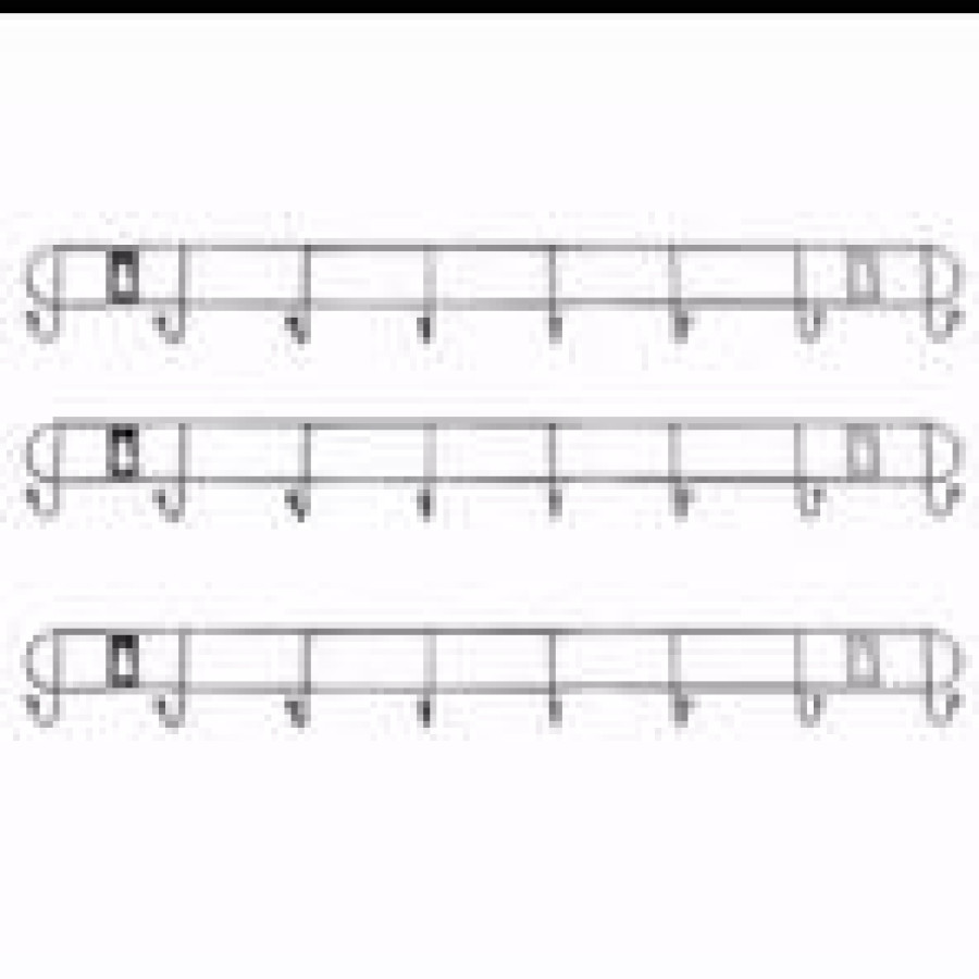 KAPSTOK BESI STAINLESS 3 set