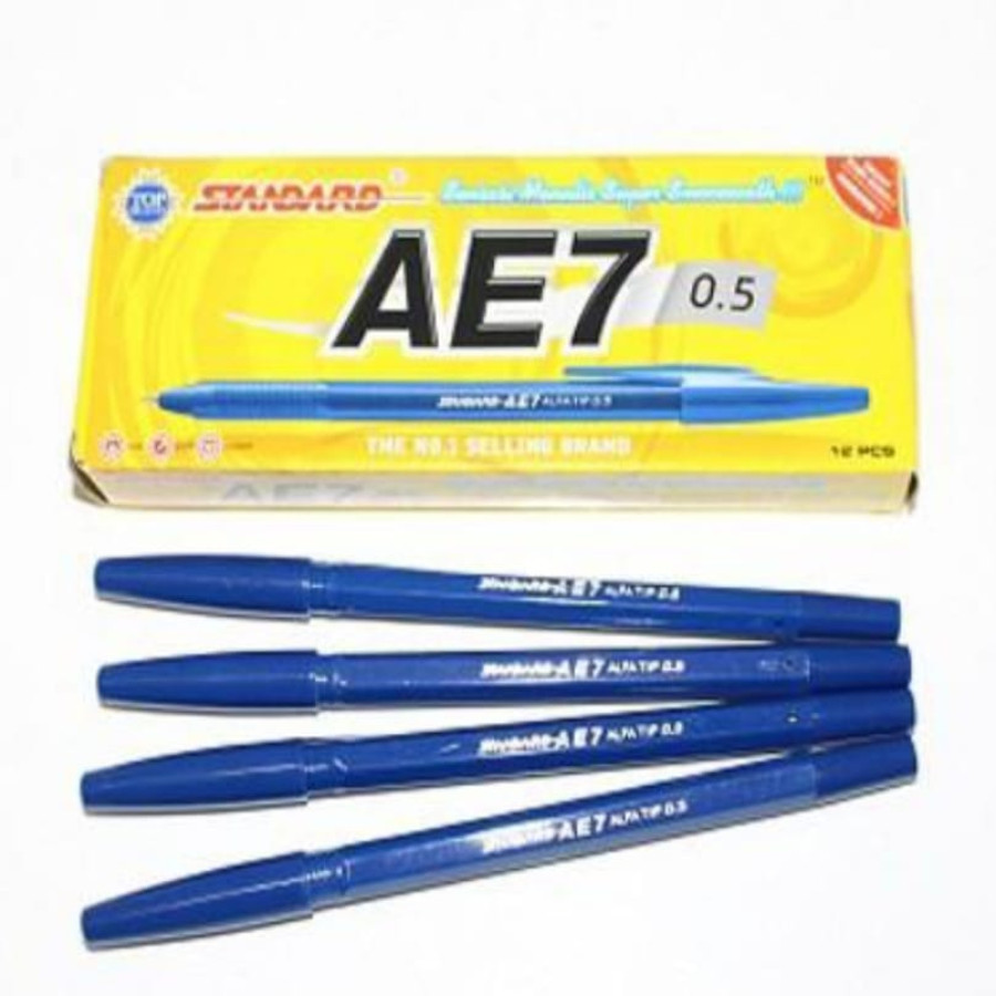 Ballpoint Standard AE7 WARNA BIRU