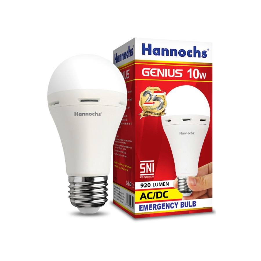 Bohlam Lampu LED Emergency HANNOCHS 15 Watt