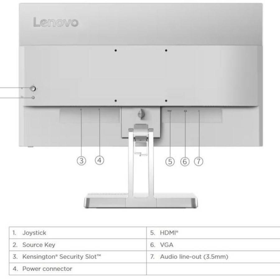 LENOVO PC IC TOWER 6UID I5-14400 8GB/512GB W11+OHS GARANSI 1 TAHUN Monitor 21.5" GREY - depan