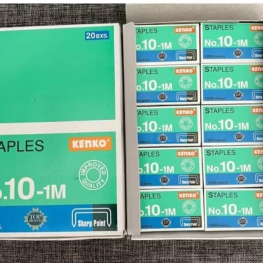 isi stapler no 10 merk kenko