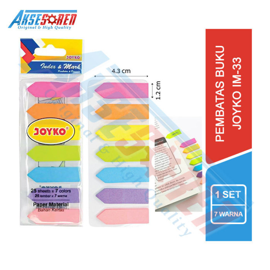 Sticky notes joyko penanda halaman