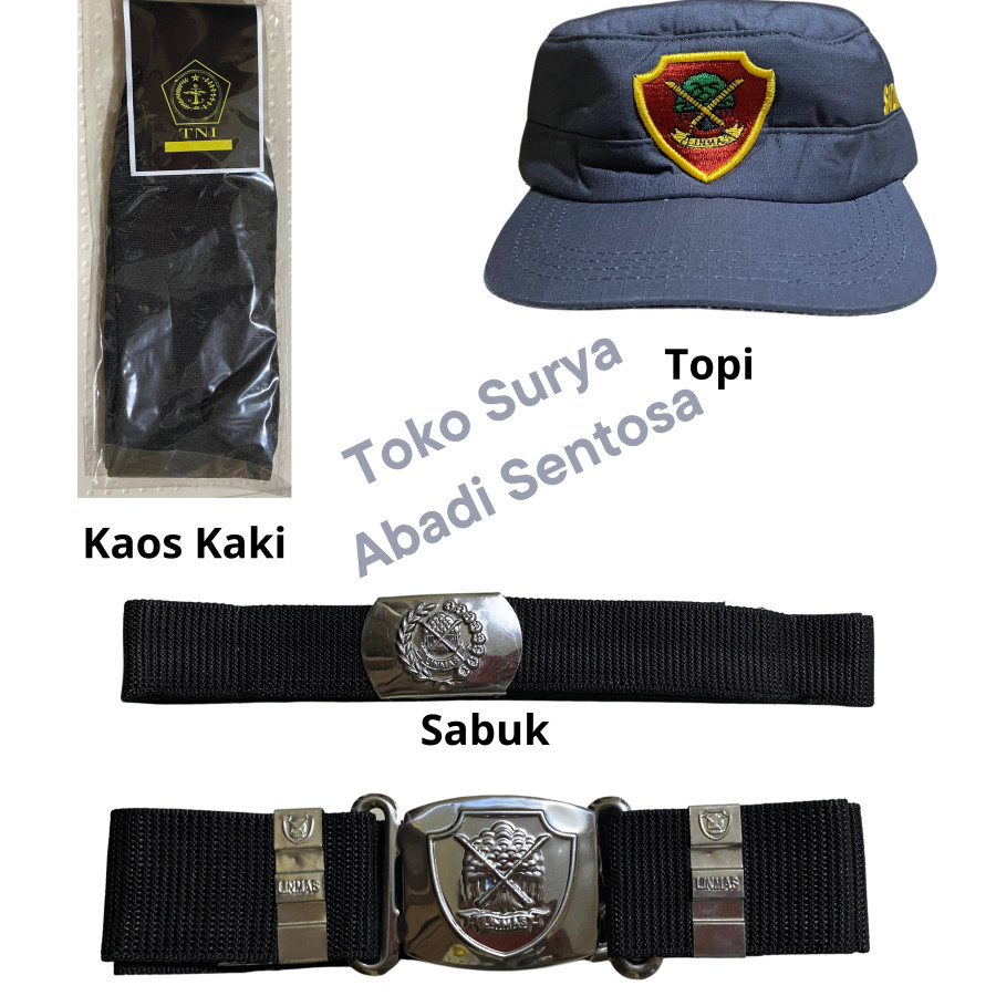 Seragam Linmas Lengkap Paket A - depan