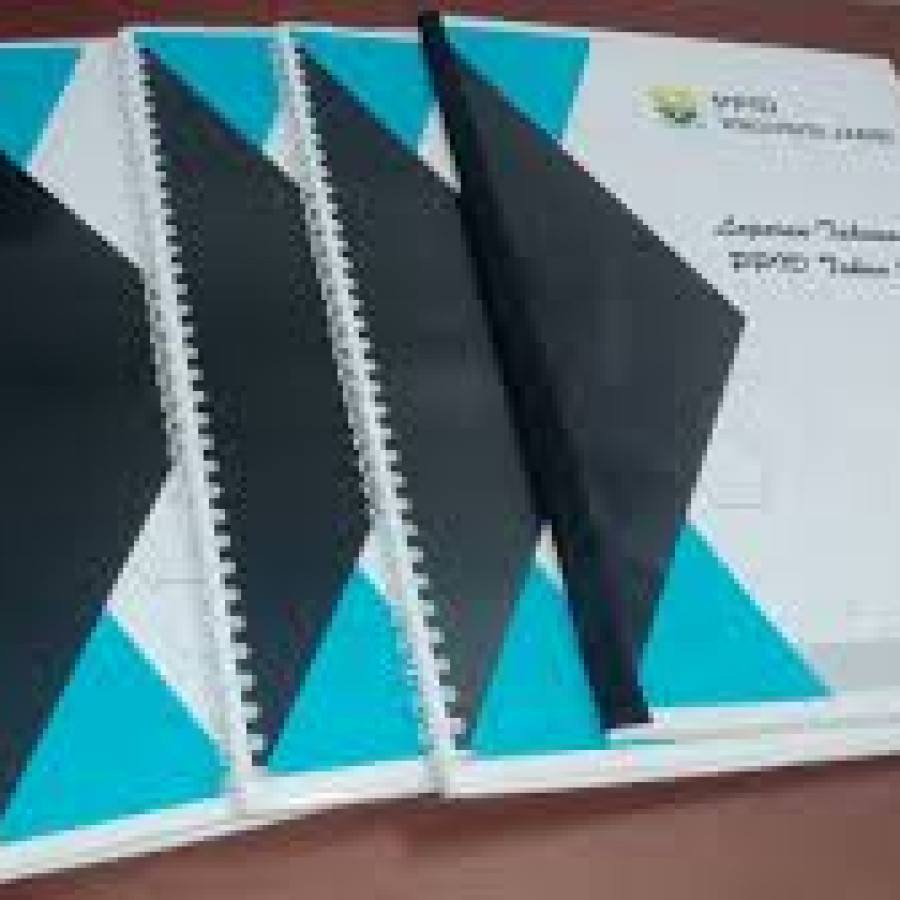JASA CETAK BUKU LAPORAN - depan