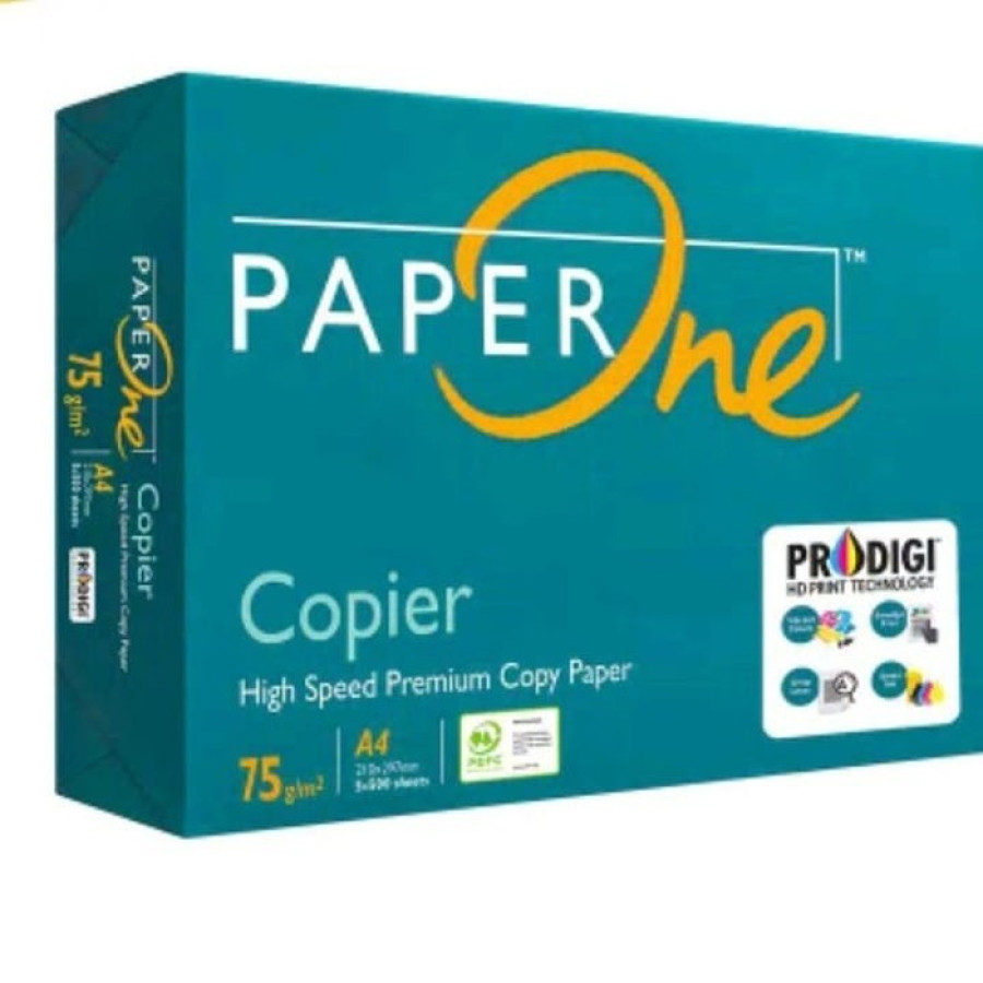 Kertas HVS A4 75 gram Paper One