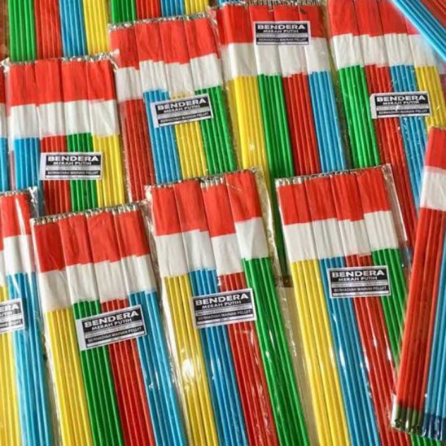 Bendera Merah Putih Peluit Kecil - detail