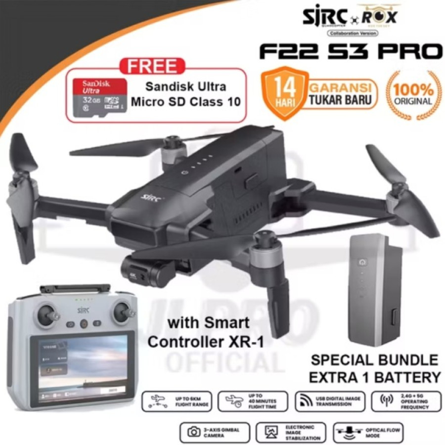 SJRC F22 S3 PRO DRONE kamera digital nirkabel Shoot and record - utama