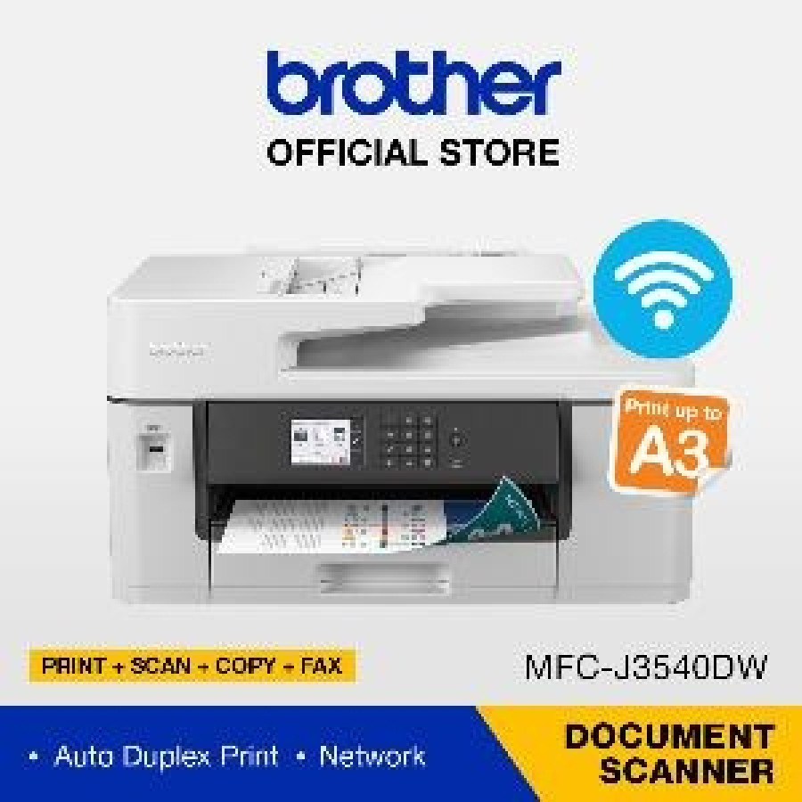 BROTHER PRINTER MULTIFUNCTION INKJET MFC-J3540DW