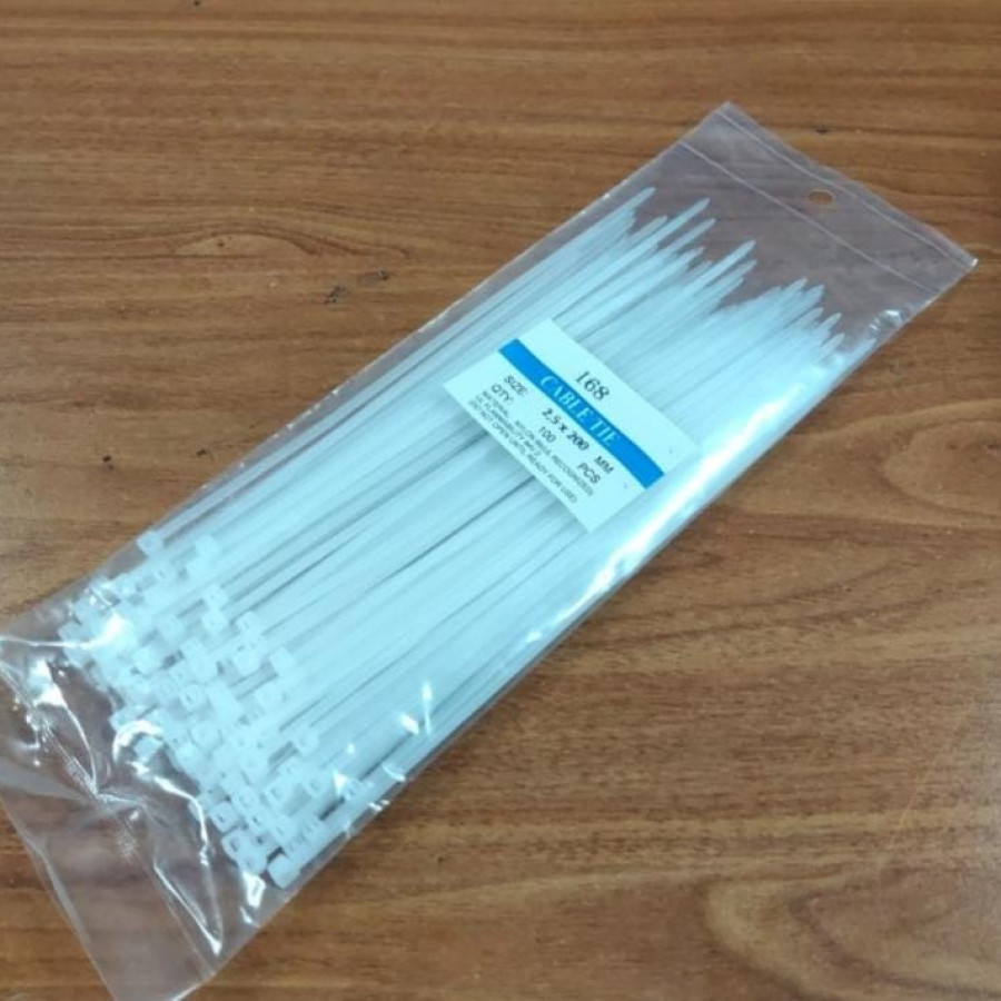 Kabel Ties 3,5 x 250mm Putih