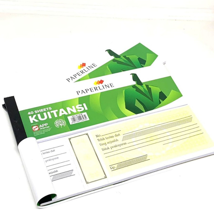 Buku Kwitansi Spesifikasi : Uk. 2 Ply Merk: Paperline isi 40 Sheet