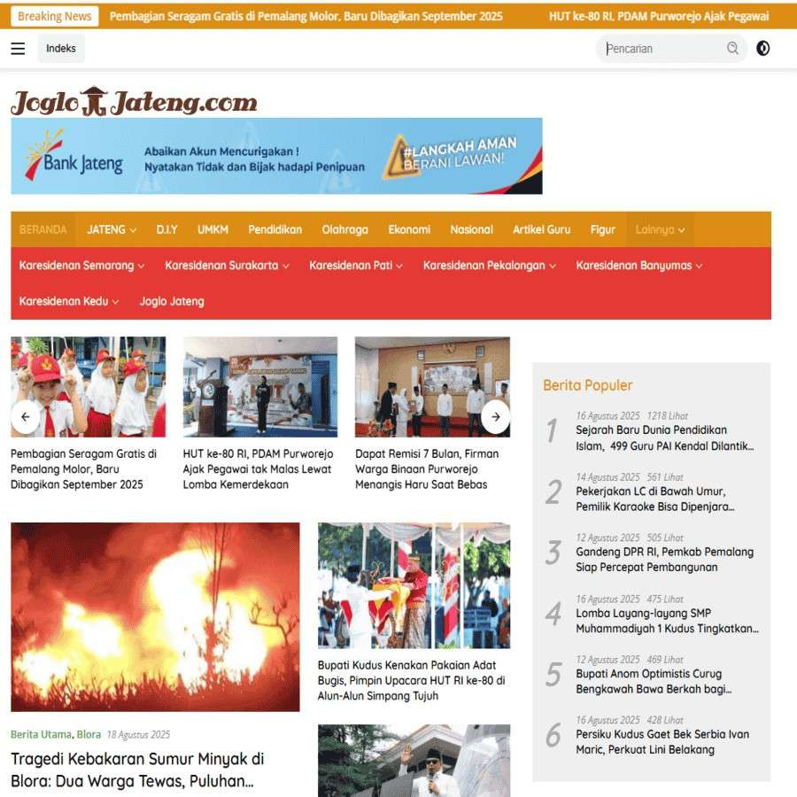 PAKET ONLINE JOGLOJATENG.COM