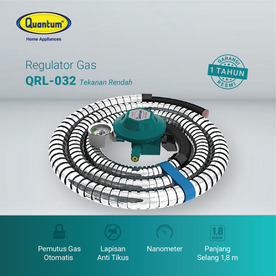 Selang & Regulator Gas Quantum QRL - 032 - utama