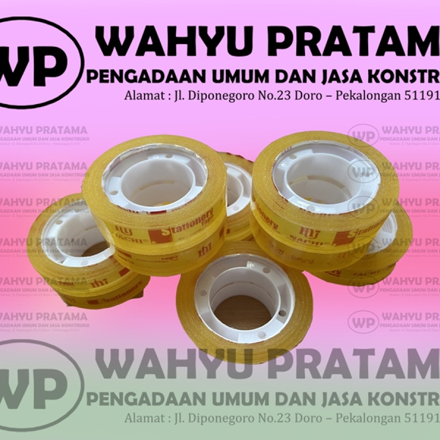Tape isolasi Stationery Selotip Transparan