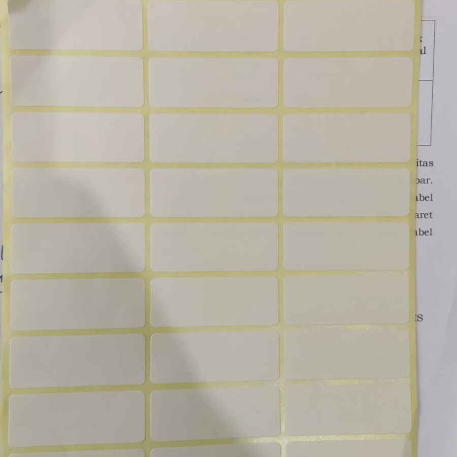 Kertas label