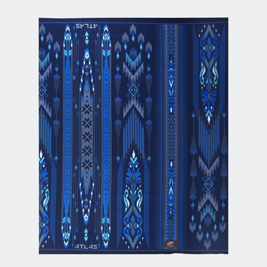 Sarung Atlas Idaman Kembang Motif BHS GSA - depan