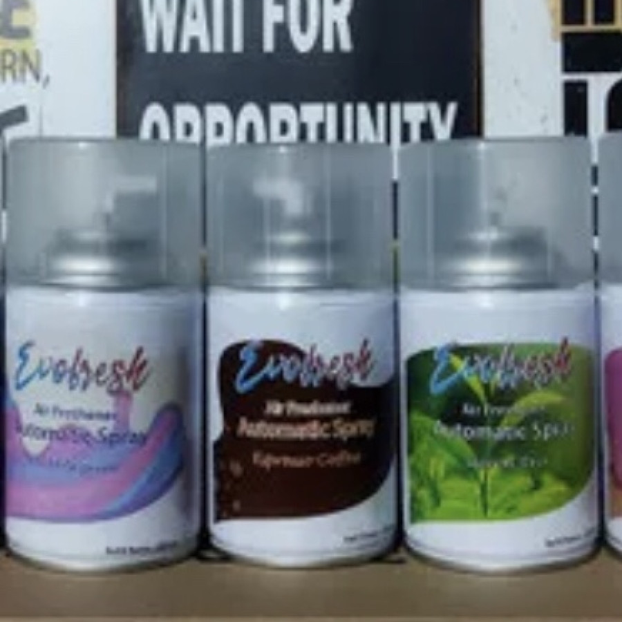 refill pengharum ruangan merk evo fresh 225ml