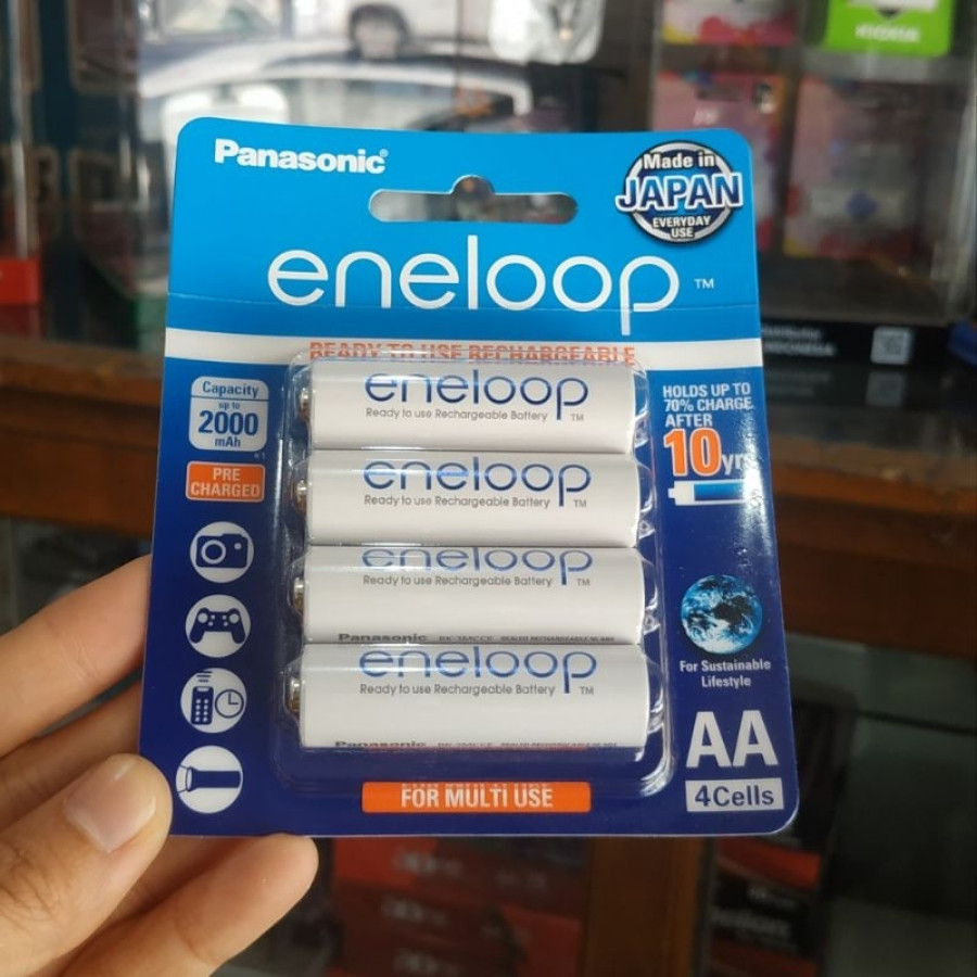 Panasonic Eneloop AA Baterai Isi Ulang 1.2V NiMH