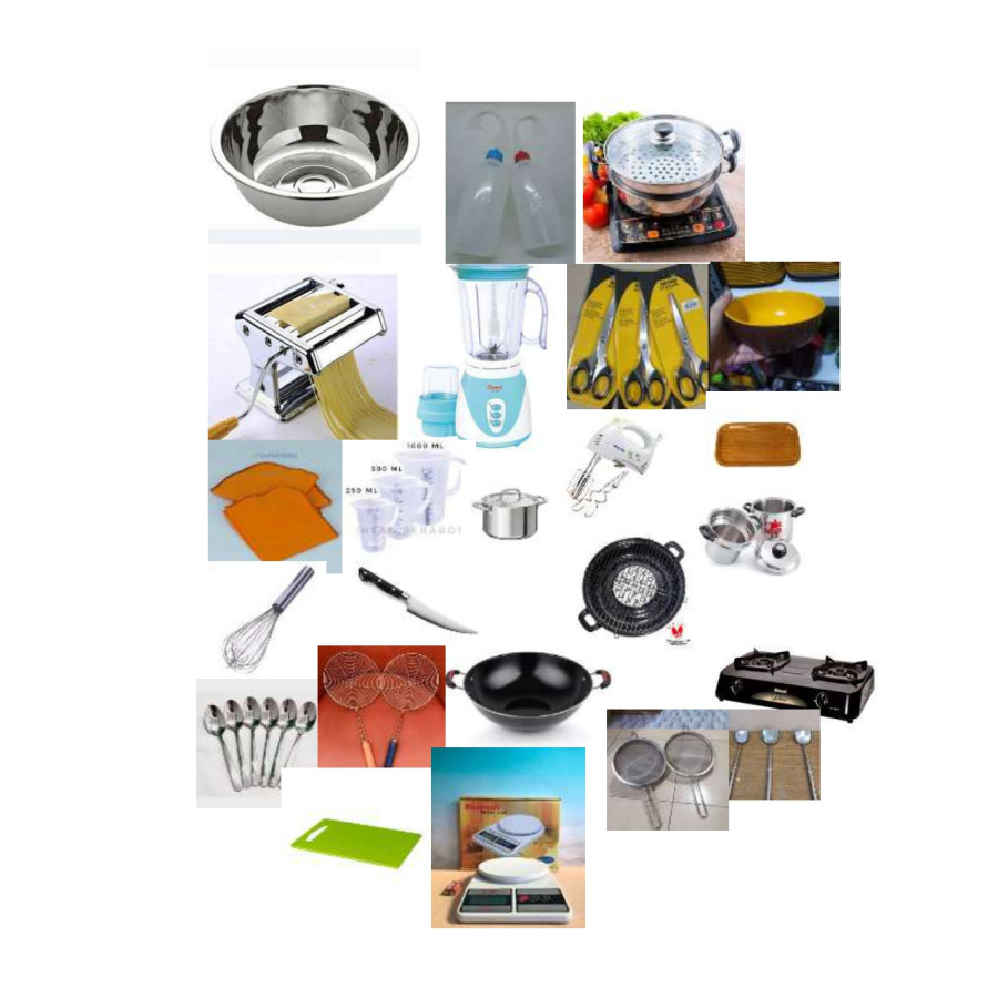 paket 1 set peralatan dapur