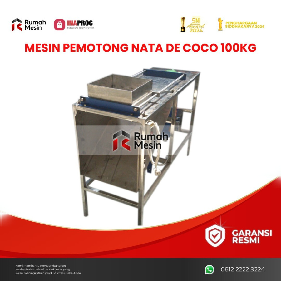 Mesin Pemotong Nata De Coco 100kg - depan