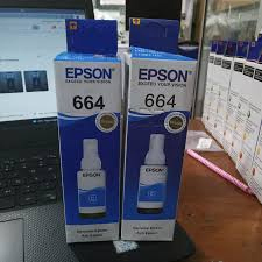 Epson warna biru 664 - detail