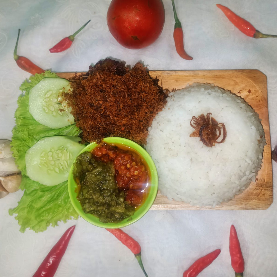 nasi ayam ghepok