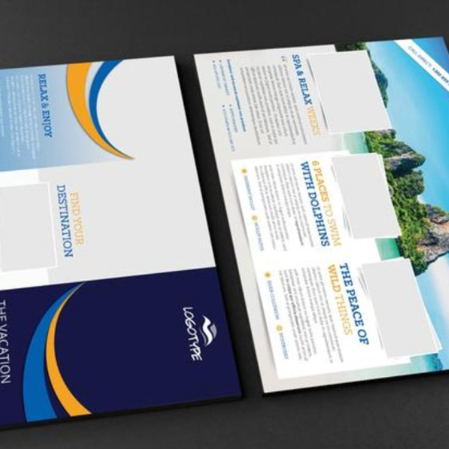 Brosur Flyer Leaflet ukuran A4 2 Sisi Bolak-Balik