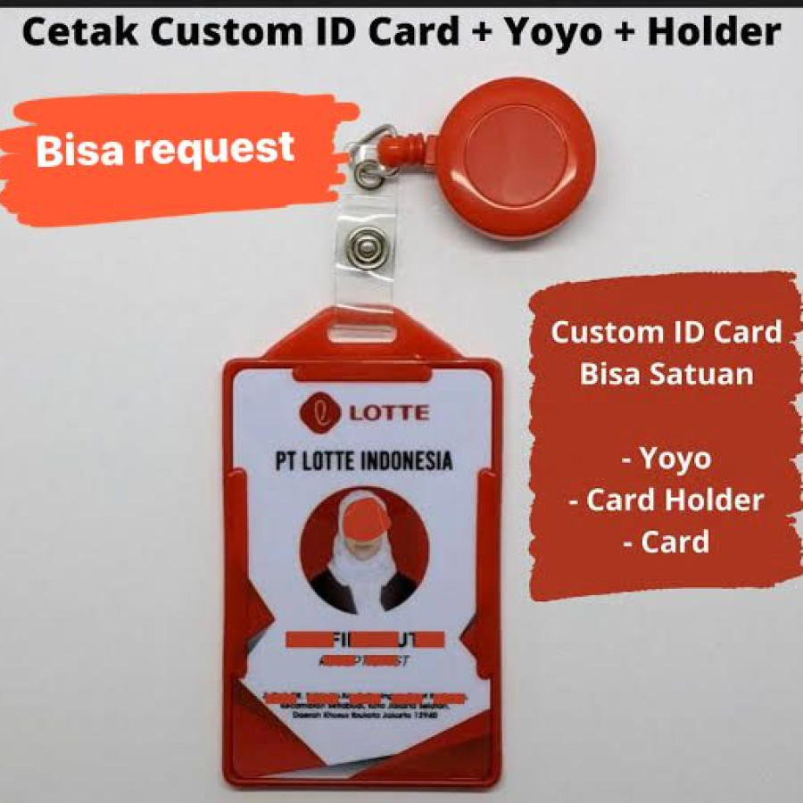 Custome ID card - detail