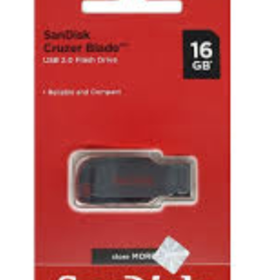 Flasdisk merk sandisk 16 GB