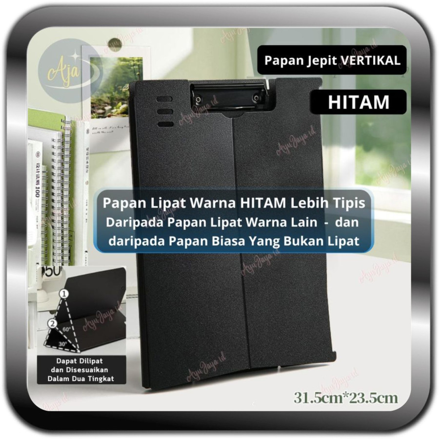 Map Folder Lipat Multifungsi File Clipboard A4 Jepit Atas  JOYKO - detail