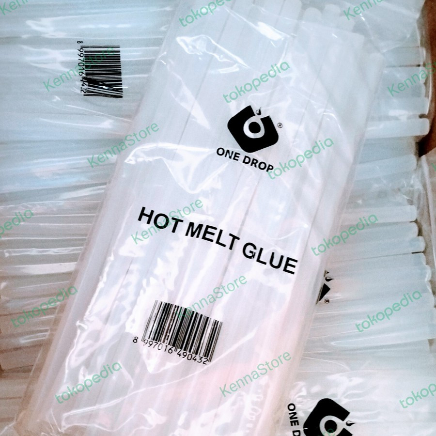 Lem Bakar, Lem Tembak, Glue Stick merk One Drop ukuran Besar / Kecil - Kecil - samping