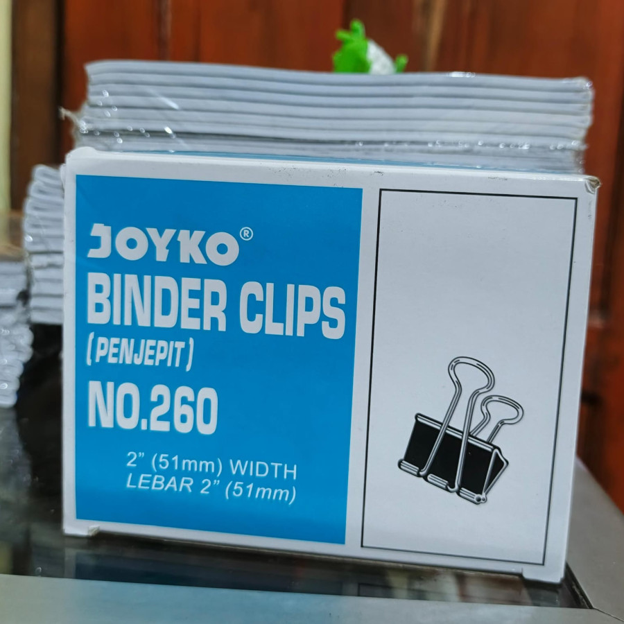 Joyko Binder Clips No 260 - depan