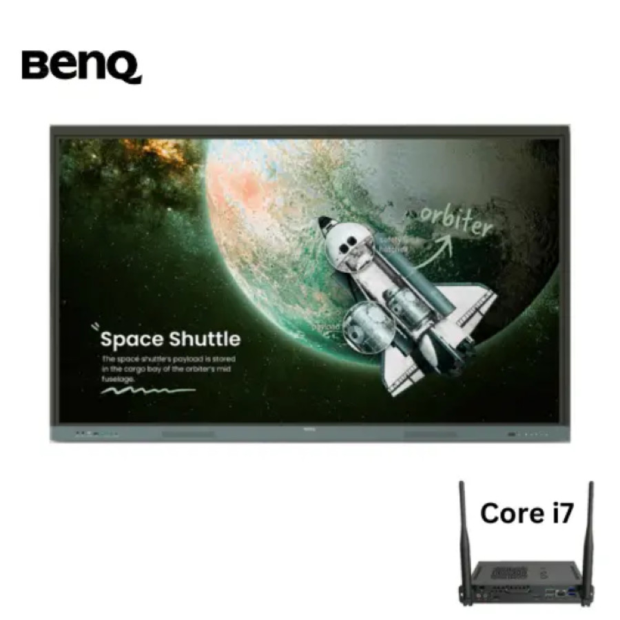 BENQ 75 Inch Interactive Flat Panel RE7504FVD + OPS i7