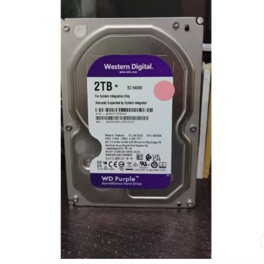 NVR / Xvr 8ch 5Mp Interluc +2Tb Wd purple - samping