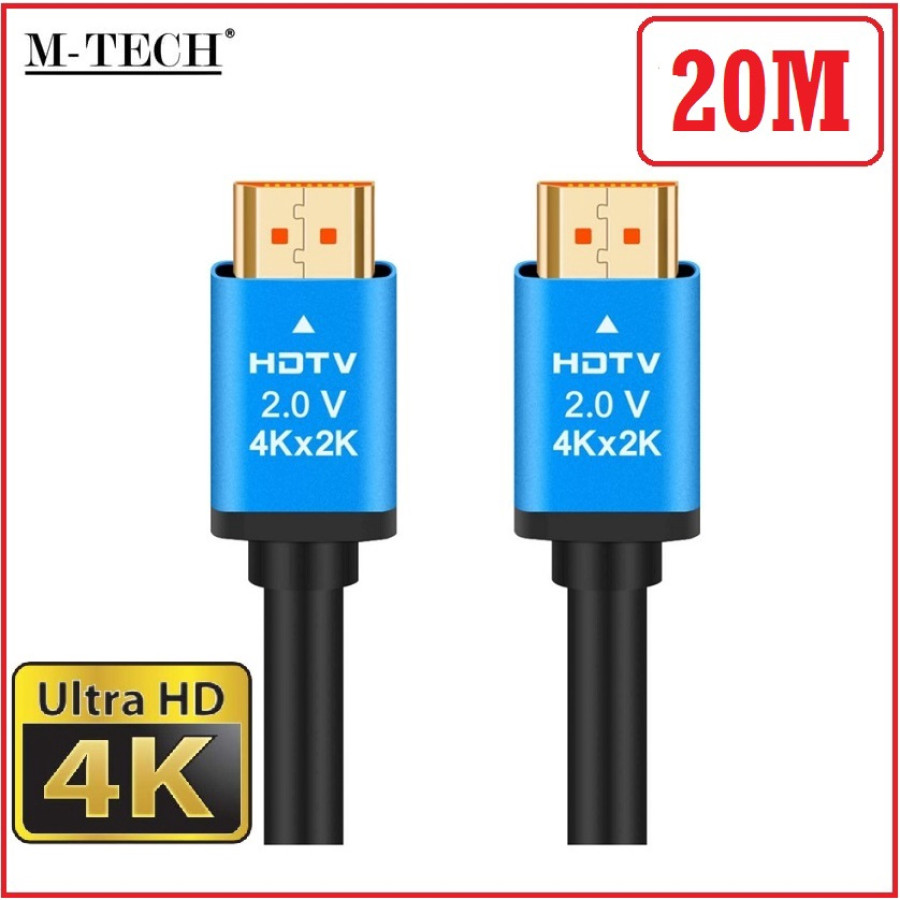KABEL HDMI M-TECH Kabel HDMI 20Meter 4K ULTRA HD Premium V2.0