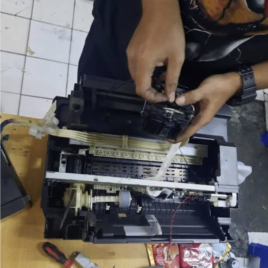 Jasa service printer - samping