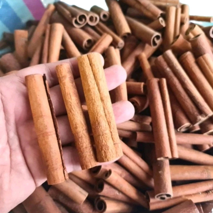 Kayu manis stik Grade 8 cm grade AA 100 gr - depan