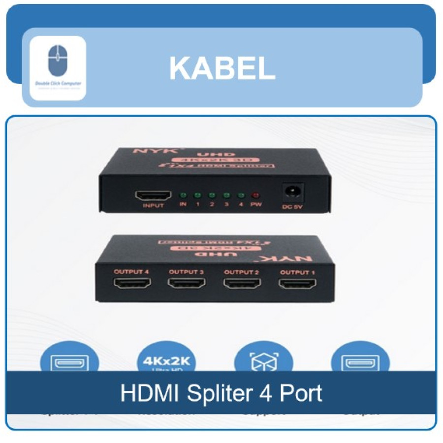 Spliter HDMI 4 Port - utama